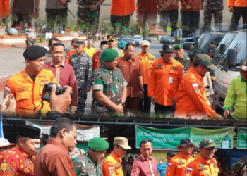 Kepala Kejaksaan Negeri Pemalang Beserta  Forkopimda Pemalang Melaksanakan Kegiatan Apel Kesiapsiagaan Menghadapi Bencana Hidrometeoroligi Tahun 2023-2024.