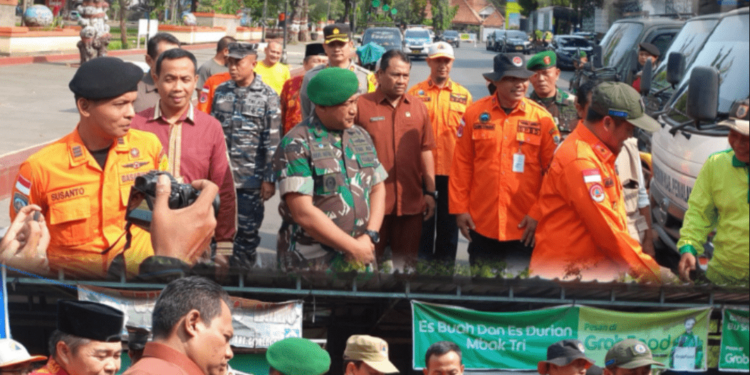 Kepala Kejaksaan Negeri Pemalang Beserta  Forkopimda Pemalang Melaksanakan Kegiatan Apel Kesiapsiagaan Menghadapi Bencana Hidrometeoroligi Tahun 2023-2024.