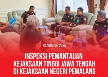 Kejaksaan Negeri Pemalang Terima Kunjungan Inspeksi dari Kejaksaan Tinggi Jawa Tengah