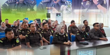 Zoom Meeting Inspeksi Pimpinan Jaksa Agung Muda Pengawasan di Wilayah Kejaksaan Tinggi Jawa Tengah