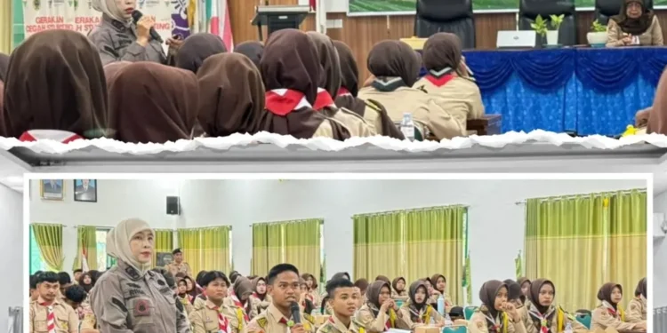 Kepala Kejaksaan Negeri Pemalang Berikan Edukasi Tentang Tindak Pidana Perdagangan Orang (TPPO) Kepada Peserta Pramuka Saka Bakti Husada