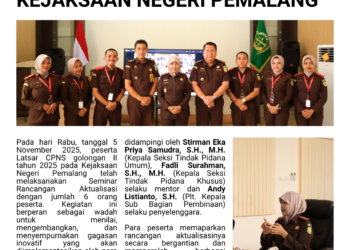 Seminar Rancangan Aktualisasi CPNS Golongan II Kejaksaan Negeri Pemalang
