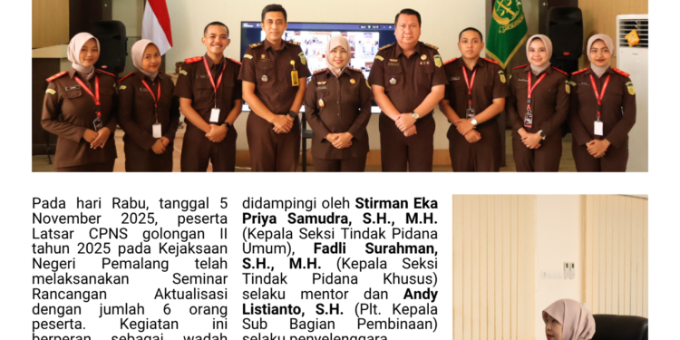 Seminar Rancangan Aktualisasi CPNS Golongan II Kejaksaan Negeri Pemalang