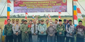Upacara Penutupan TMMD Sengkuyung Tahap IV Tahun Anggaran 2025 Kodim 0711/Pemalang
