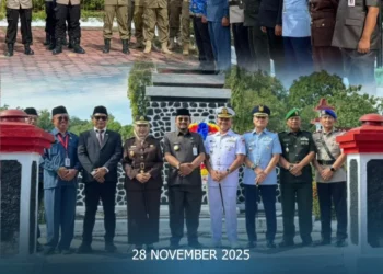 Upacara Ziarah Rombongan dan Tabur Bunga dalam rangka memperingati HUT ke-80 Armada RI Tahun 2025