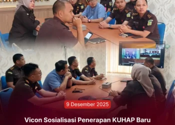 Vicon Sosialisasi Penerapan KUHAP Baru oleh Kejaksaan Tinggi D.K. Jakarta dengan tema “Menyambut KUHAP Baru Pasca Pengesahan”