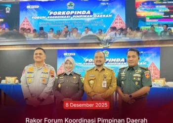 Rakor Forkopimda Provinsi Jawa Tengah dalam rangka menjaga kondusifitas wilayah menjelang perayaan Hari Raya Natal 2025 dan Tahun Baru 2026