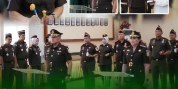 Upacara Pelantikan dan Pengambilan Sumpah Jabatan Pejabat Eselon III di Wilayah Kejaksaan Tinggi Jawa Tengah