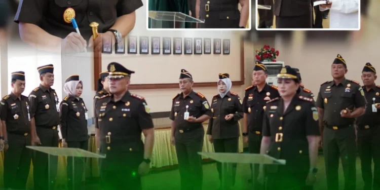 Upacara Pelantikan dan Pengambilan Sumpah Jabatan Pejabat Eselon III di Wilayah Kejaksaan Tinggi Jawa Tengah