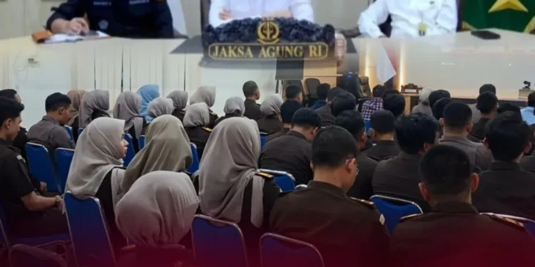 Video Conference Kunjungan Kerja Virtual Jaksa Agung Republik Indonesia