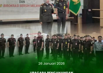 Upacara Pencanangan Zona Integritas menuju Wilayah Bebas dari Korupsi (WBK) dan Wilayah Birokrasi Bersih dan Melayani (WBBM) Tahun 2026