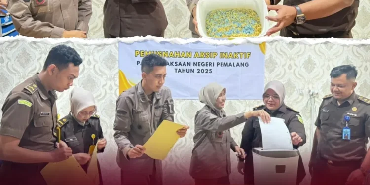 Kegiatan Pemusnahan Arsip Inaktif Tahun 2025