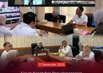 Video Conference Forum Kepatuhan Penyelenggaraan Jaminan Sosial Ketenagakerjaan pada Kejaksaan Tinggi Jawa Tengah