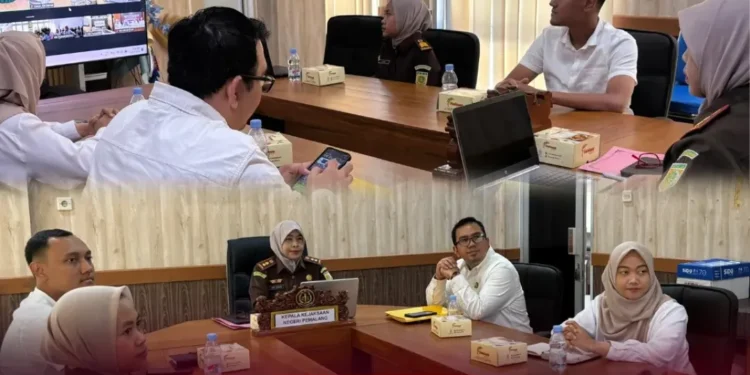 Video Conference Forum Kepatuhan Penyelenggaraan Jaminan Sosial Ketenagakerjaan pada Kejaksaan Tinggi Jawa Tengah