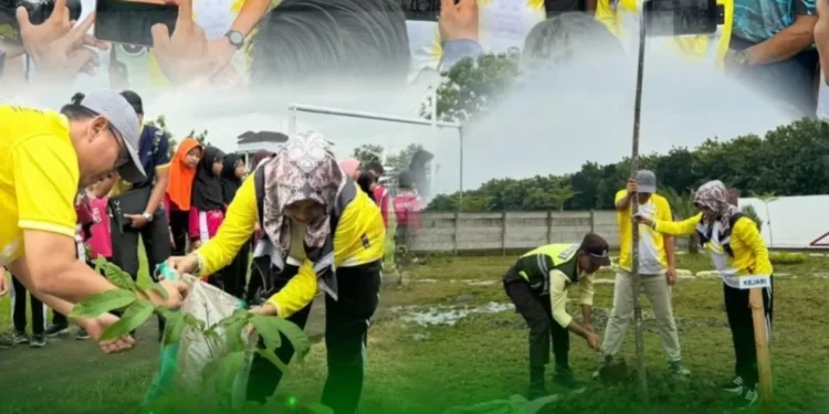 Penanaman Pohon Serentak dalam rangka memperingati Hari Jadi Kabupaten Pemalang ke-451 Tahun 2026