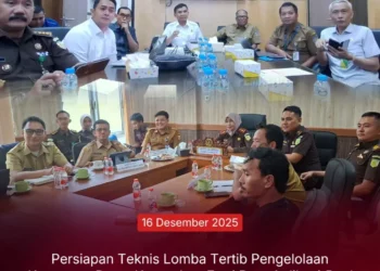 Rapat Koordinasi Persiapan Teknis Lomba Tertib Pengelolaan Keuangan Desa, Kepatuhan Entri Data Aplikasi Real Time Monitoring Village Management Funding (Jaga Desa), serta Film Pendek Jaksa Garda Desa