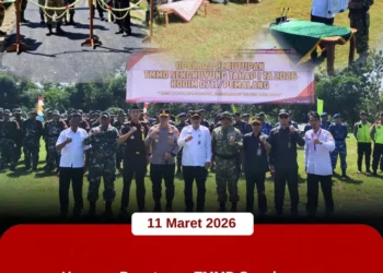 Upacara Penutupan TMMD Sengkuyung Tahap I TA 2026 Kodim 0711/Pemalang