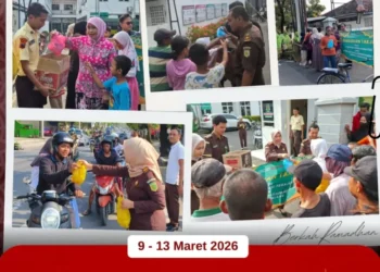 Kejaksaan Negeri Pemalang bersama Ikatan Adhyaksa Dharmakarini (IAD) Daerah Pemalang Berbagi Takjil