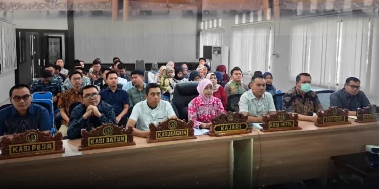 Kunjungan Kerja dan Monitoring Evaluasi secara virtual oleh Kejaksaan Tinggi Jawa Tengah