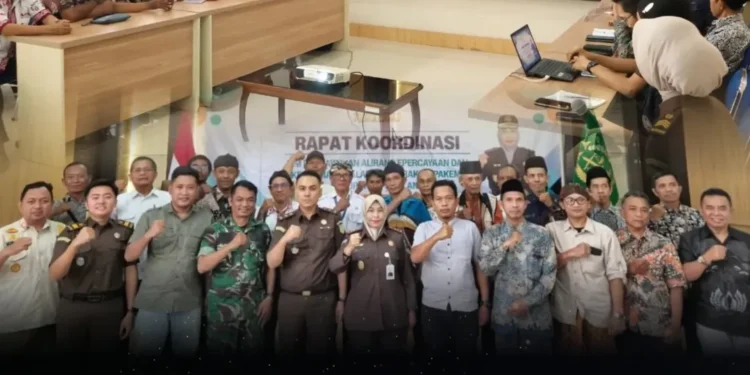 Rapat Koordinasi Tim Pengawasan Aliran Kepercayaan dan Keagamaan Dalam Masyarakat (PAKEM)