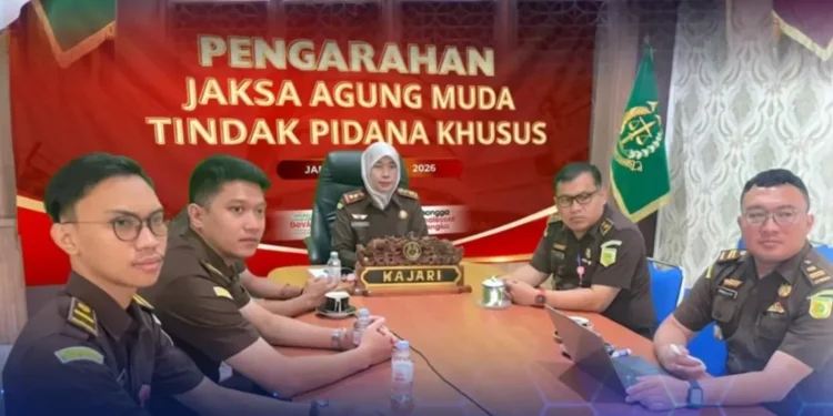 Vicon Pengarahan Jaksa Agung Muda Tindak Pidana Khusus