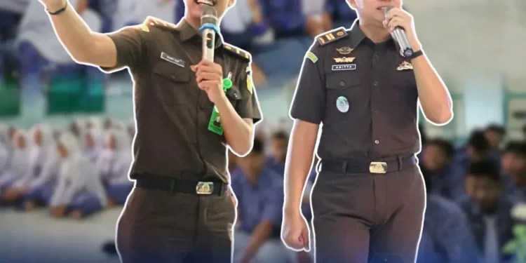 Jaksa Masuk Sekolah di SMA PGRI 1 Taman