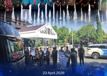 Pelepasan Keberangkatan Calon Jamaah Haji Tahun 1447 H / 2026 M kloter 9