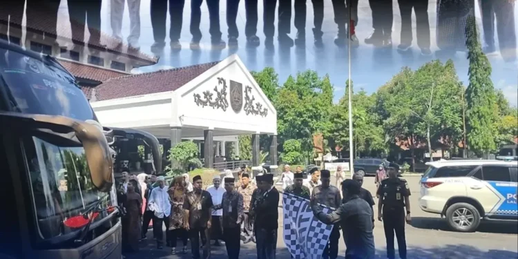 Pelepasan Keberangkatan Calon Jamaah Haji Tahun 1447 H / 2026 M kloter 9