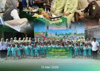 kunjungan IAD daerah Klaten beserta jajaran ke TK Adhyaksa III Pemalang