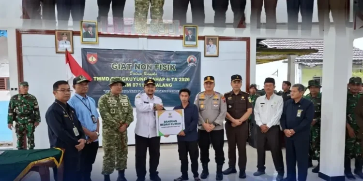 Upacara Pembukaan TMMD Reguler ke-128 Sengkuyung Tahap II TA 2026 Kodim 0711/Pemalang