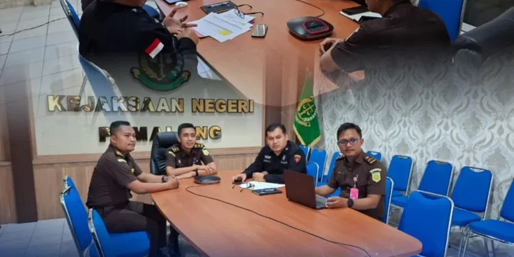 Zoom Meeting Konfirmasi Piutang UP atas Terdakwa yang Selesai Menjalani Subsider dan Meninggal yang dihadiri