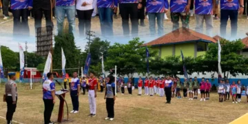 Upacara Pembukaan Turnamen Voli Kapolres Cup Pemalang dalam rangka memperingati Hari Bhayangkara ke-80 Tahun 2026