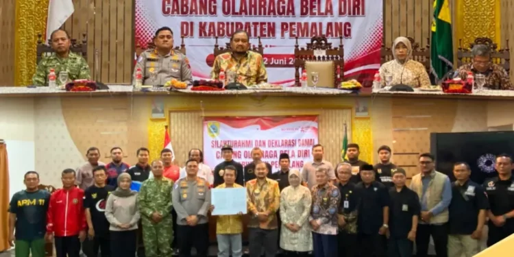 Silaturahmi dan Deklarasi Damai Cabang Olahraga Bela Diri di Kabupaten Pemalang