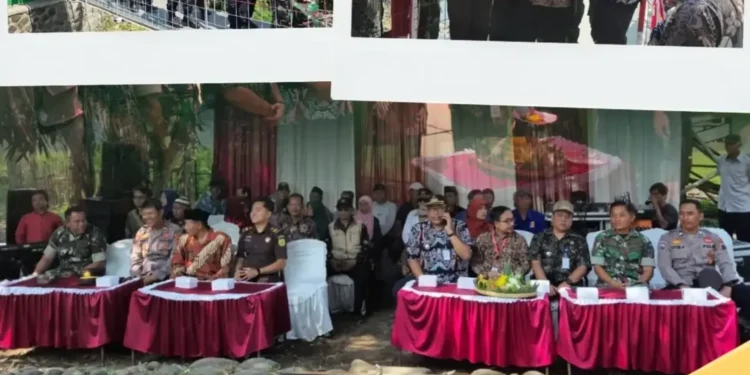 Peresmian Jembatan Perintis Garuda Tahap IV tahun 2026 di wilayah Kodim 0711/Pemalang