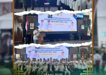 Pengukuhan dan pelantikan Pengurus KONI Kabupaten Pemalang masa bakti 2026-2030
