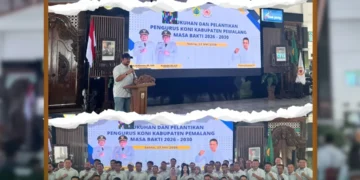 Pengukuhan dan pelantikan Pengurus KONI Kabupaten Pemalang masa bakti 2026-2030