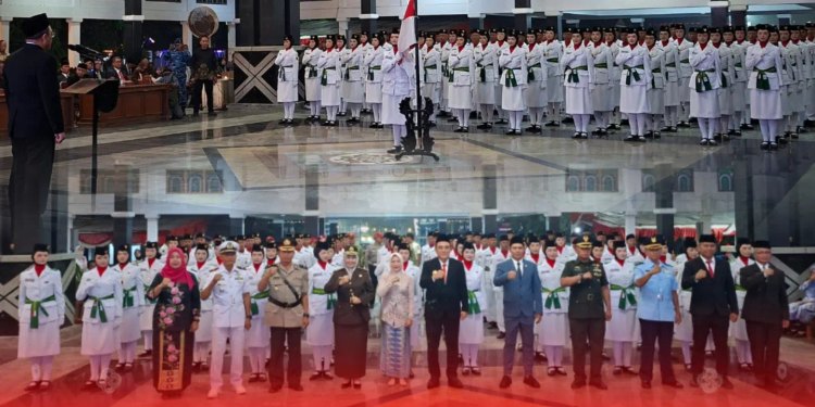 Pengukuhan Paskibraka Kabupaten Pemalang dalam Rangka HUT Ke-81 Kemerdekaan Republik Indonesia Tahun 2026