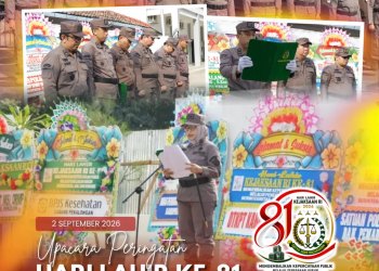 Upacara Peringatan Hari Lahir ke-81 Kejaksaan Republik Indonesia