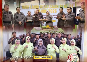 Tasyakuran Dalam rangka memperingati Hari Lahir ke-81 Kejaksaan Republik Indonesia