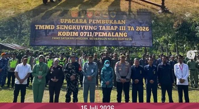 Upacara Pembukaan Operasi TMMD Sengkuyung tahap III Tahun 2026