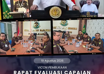 Pembukaan Rapat Evaluasi Capaian Kinerja Semester I Kejaksaan RI