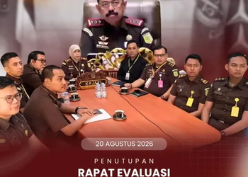 Penutupan Rapat Evaluasi Capaian Kinerja Semester I Kejaksaan RI 