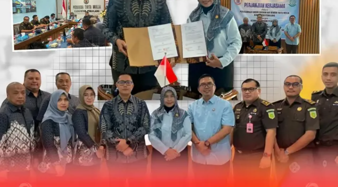Penandatanganan Perjanjian Kerja Sama antara Perusahaan Umum Daerah Air Minum Tirta Mulia Kabupaten Pemalang dengan Kejaksaan Negeri Pemalang