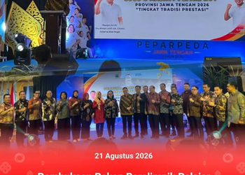 Pembukaan Pekan Paralimpik Pelajar Daerah (PEPARPEDA) Tingkat Provinsi Jawa Tengah Tahun 2026 sekaligus Peluncuran Maskot Pekan Paralimpik Pelajar Provinsi (PEPARPROV) Tahun 2026