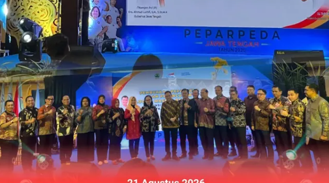 Pembukaan Pekan Paralimpik Pelajar Daerah (PEPARPEDA) Tingkat Provinsi Jawa Tengah Tahun 2026 sekaligus Peluncuran Maskot Pekan Paralimpik Pelajar Provinsi (PEPARPROV) Tahun 2026