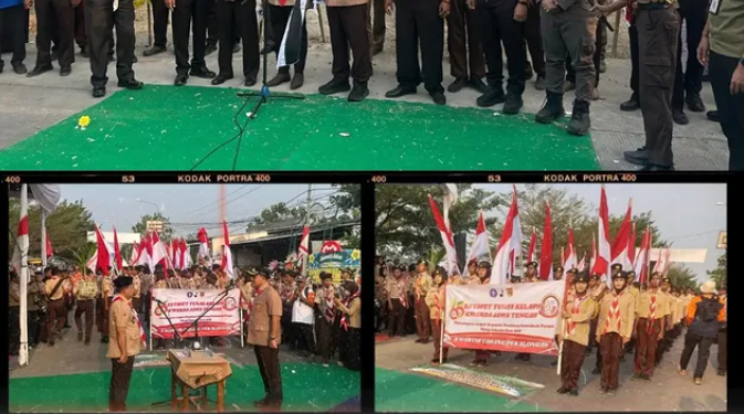 Upacara Timbang Terima Pasukan Estafet Tunas Kelapa (ETK) Kwartir Daerah Gerakan Pramuka Jawa Tengah Tahun 2026