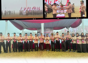 Estafet Tunas Kelapa (ETK) Kwarda Jawa Tengah (Kwarcab Pemalang dengan Kwarcab Purbalingga)