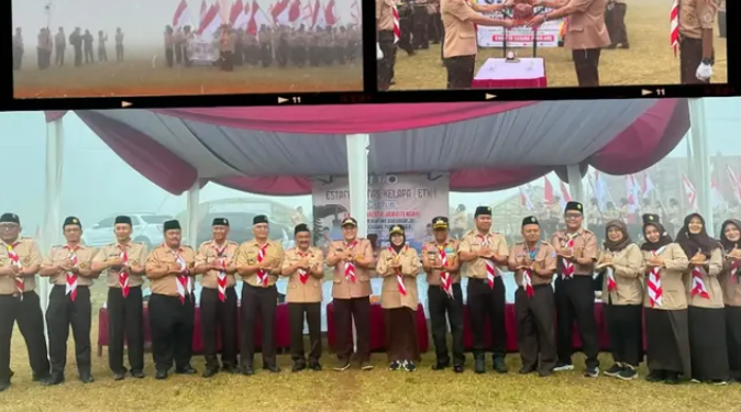 Estafet Tunas Kelapa (ETK) Kwarda Jawa Tengah (Kwarcab Pemalang dengan Kwarcab Purbalingga)